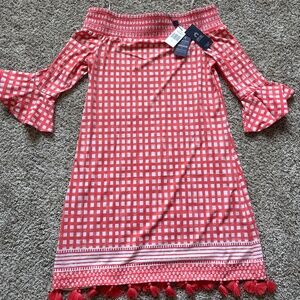 Cabana Life Nantucket Off the Shoulder Dress women’s small